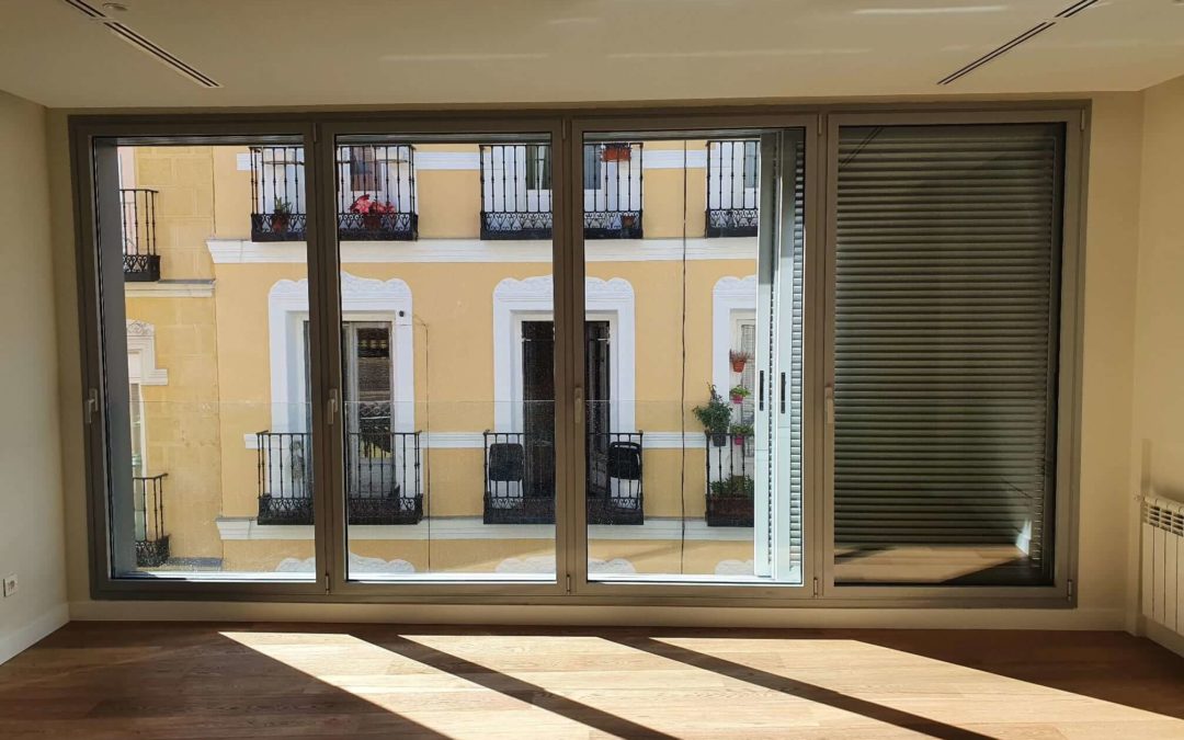 Trabajo de cerrajería y fachada para un inmueble de Madrid